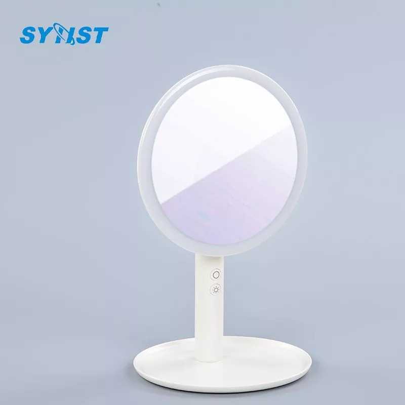 Qual é a diferença entre um espelho de maquiagem LED e um espelho de vestir comum com abajur?