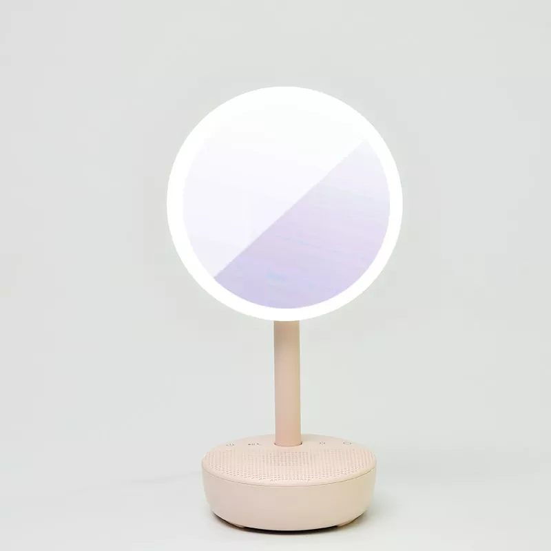 Espelho LED com alto-falante Bluetooth